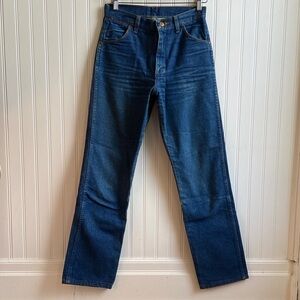 Vintage Wrangler Dark Blue Straight-Leg Jeans